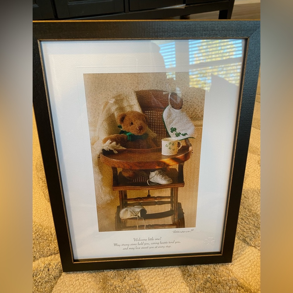 Framed Irish Baby blessing, brand new in box